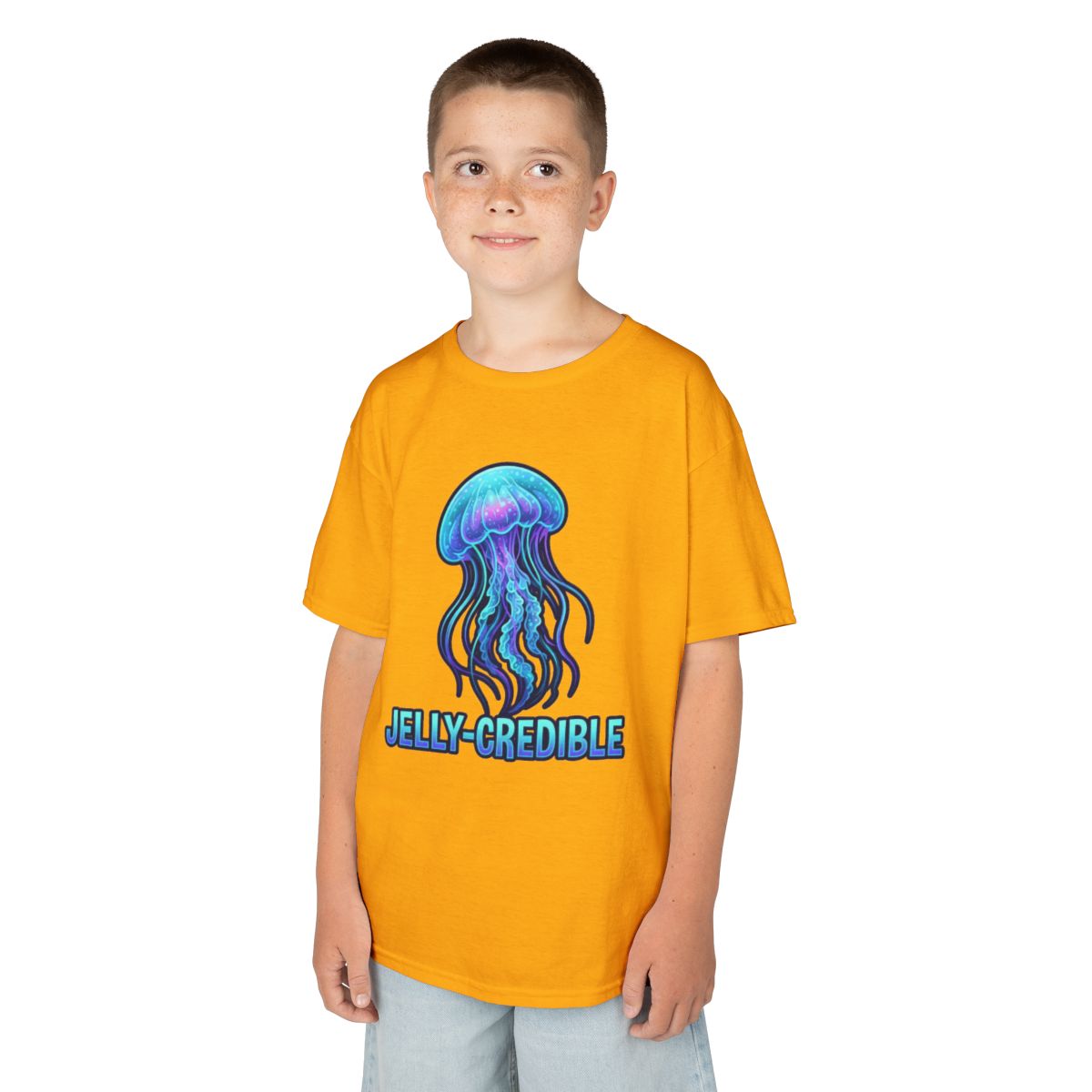 Color: Gold | Jelly Credible Kids Tee