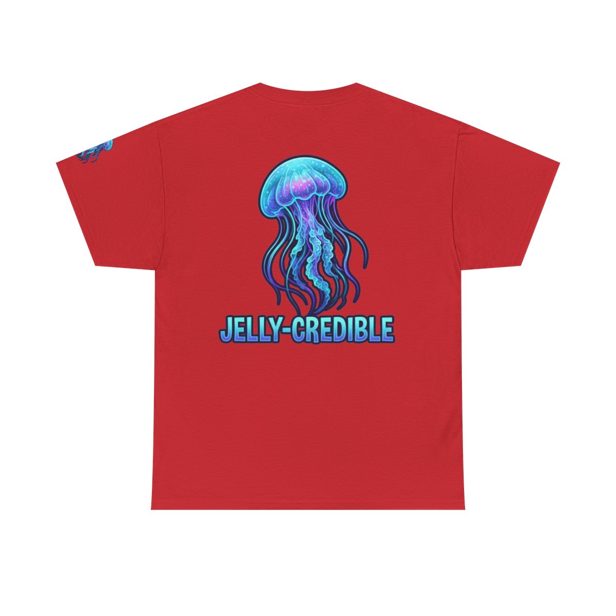 Color: Red | Jelly Credible Premium Graphic Tee