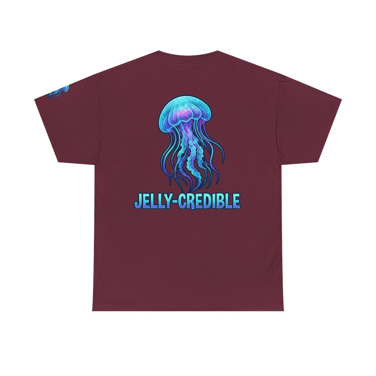Color: Maroon | Jelly Credible Premium Graphic Tee