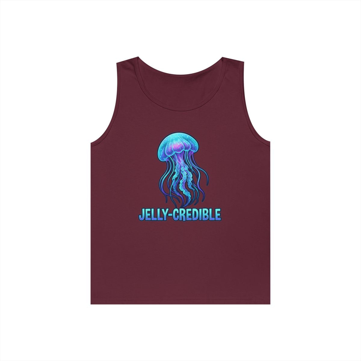 Color: Maroon | Jelly Credible Tank Top