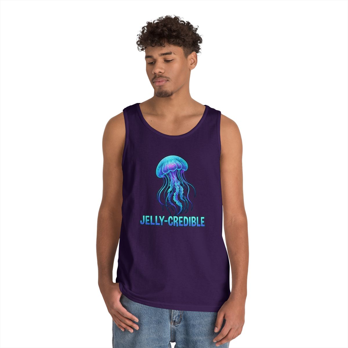 Color: Purple | Jelly Credible Tank Top