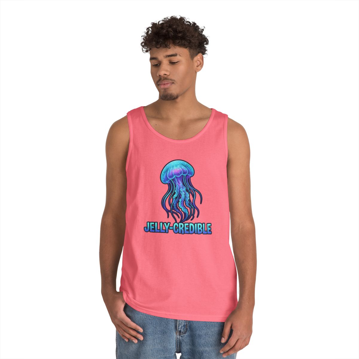 Color: Safety Pink | Jelly Credible Tank Top