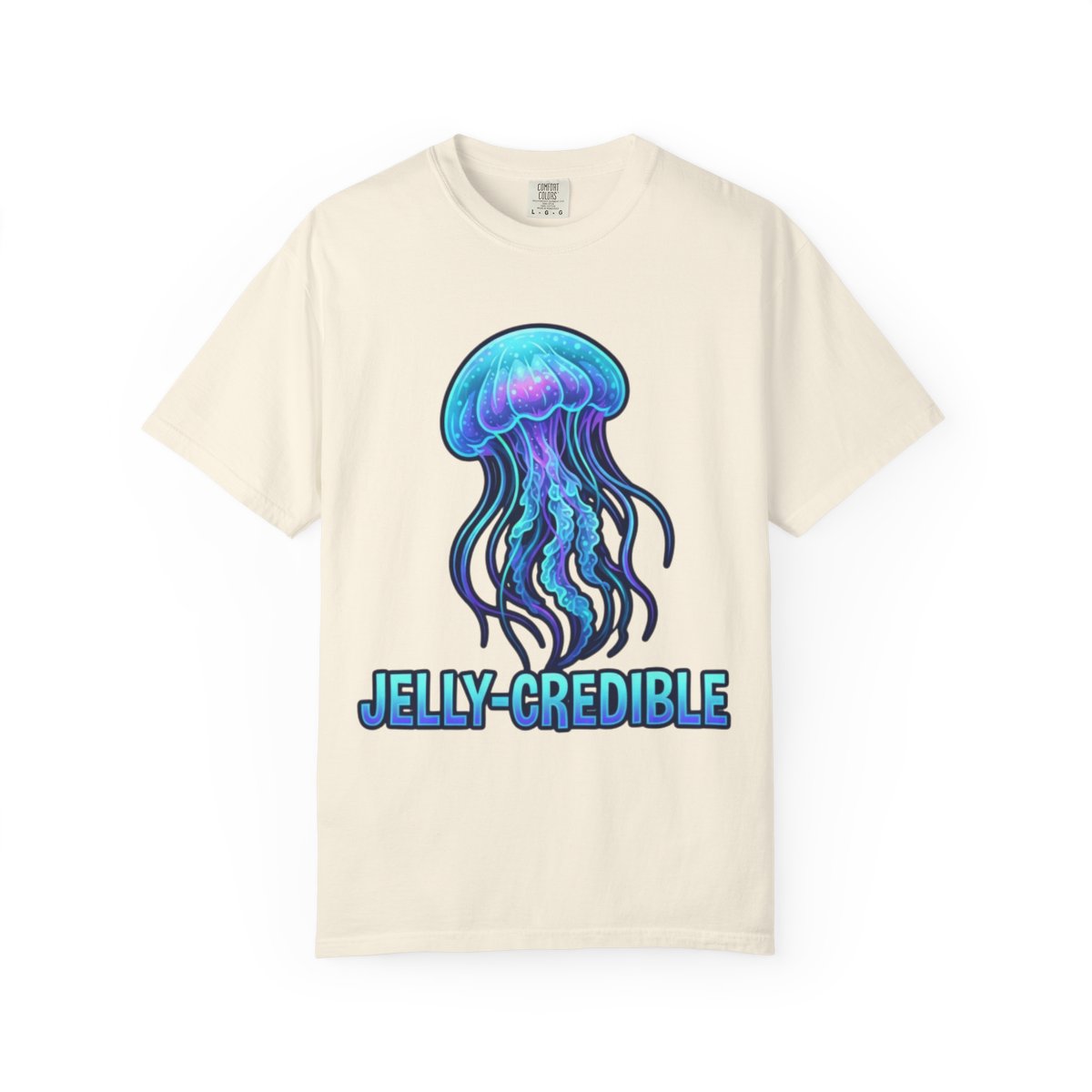 Color: Ivory | Jelly Credible Unisex Garment-Dyed Tee