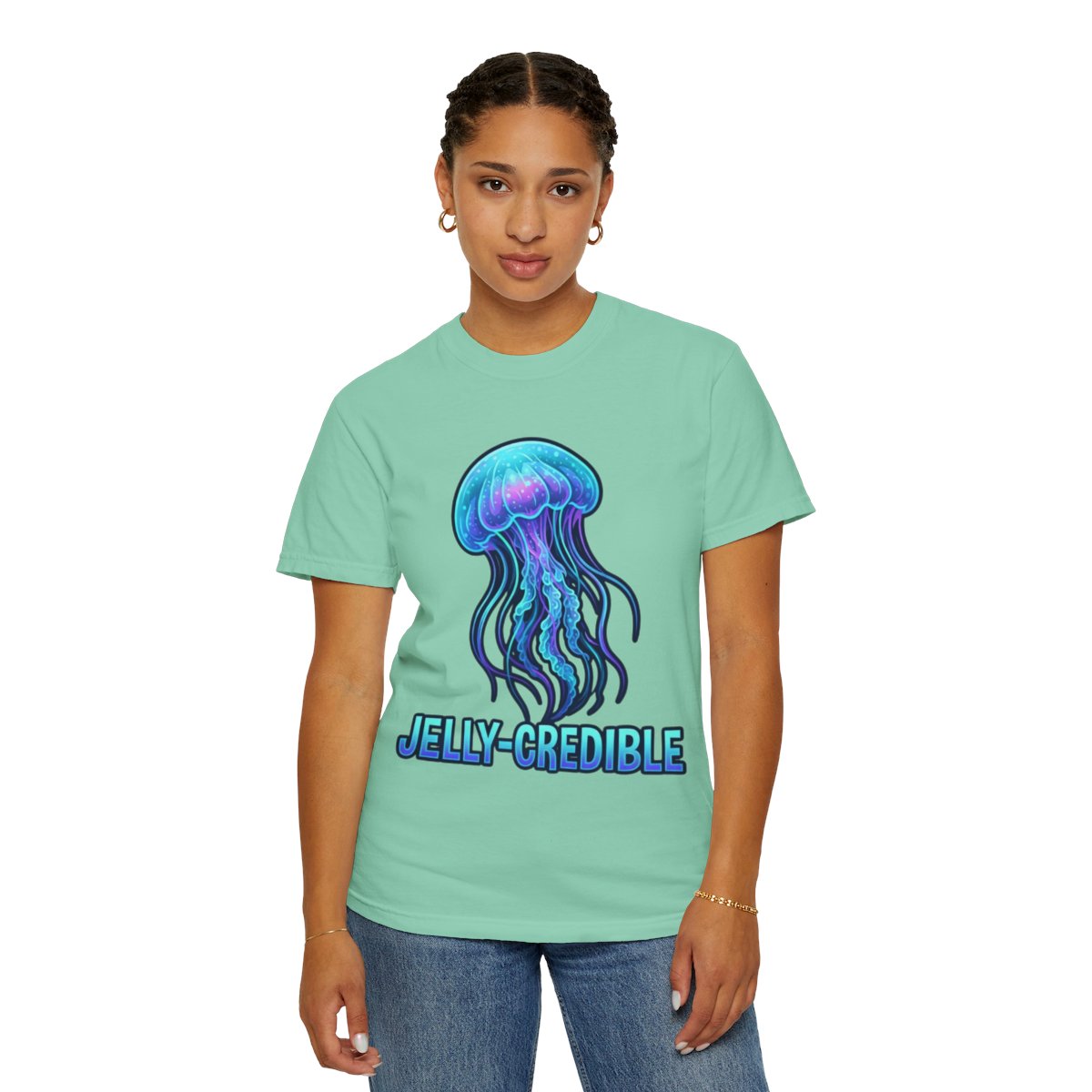 Color: Island Reef | Jelly Credible Unisex Garment-Dyed Tee