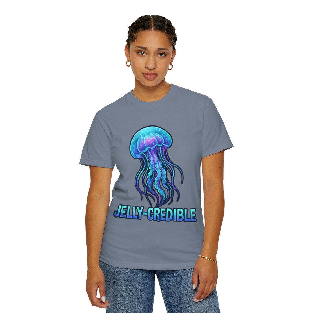 Color: Blue Jean | Jelly Credible Unisex Garment-Dyed Tee
