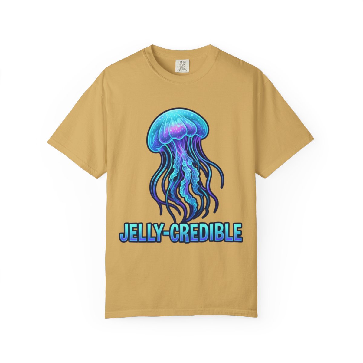 Color: Mustard | Jelly Credible Unisex Garment-Dyed Tee