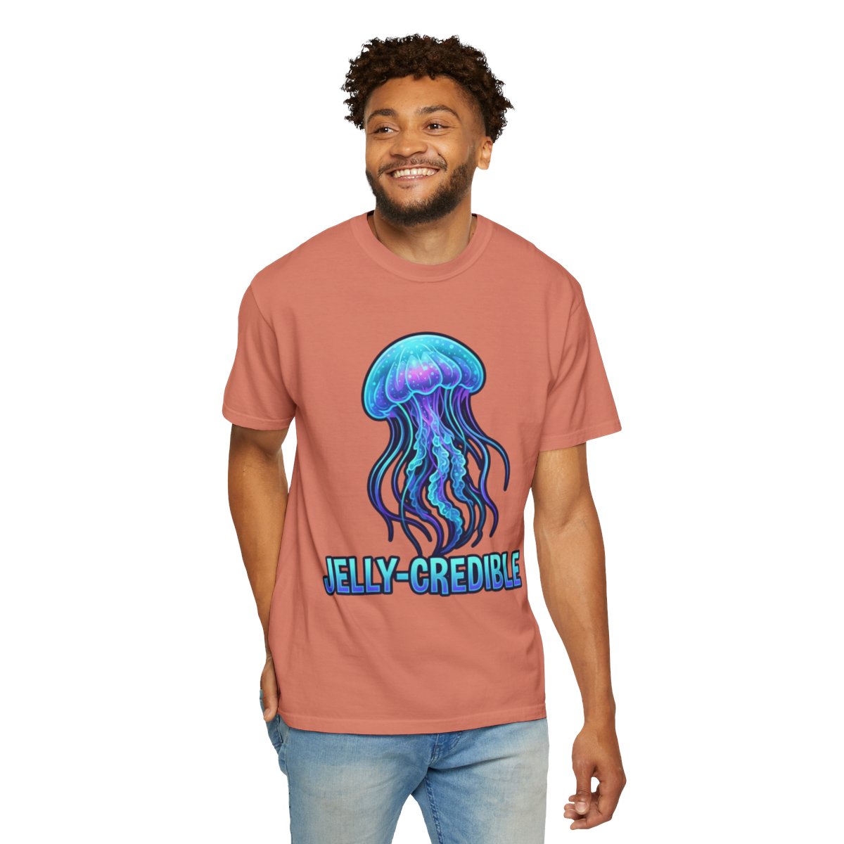 Color: Terracotta | Jelly Credible Unisex Garment-Dyed Tee