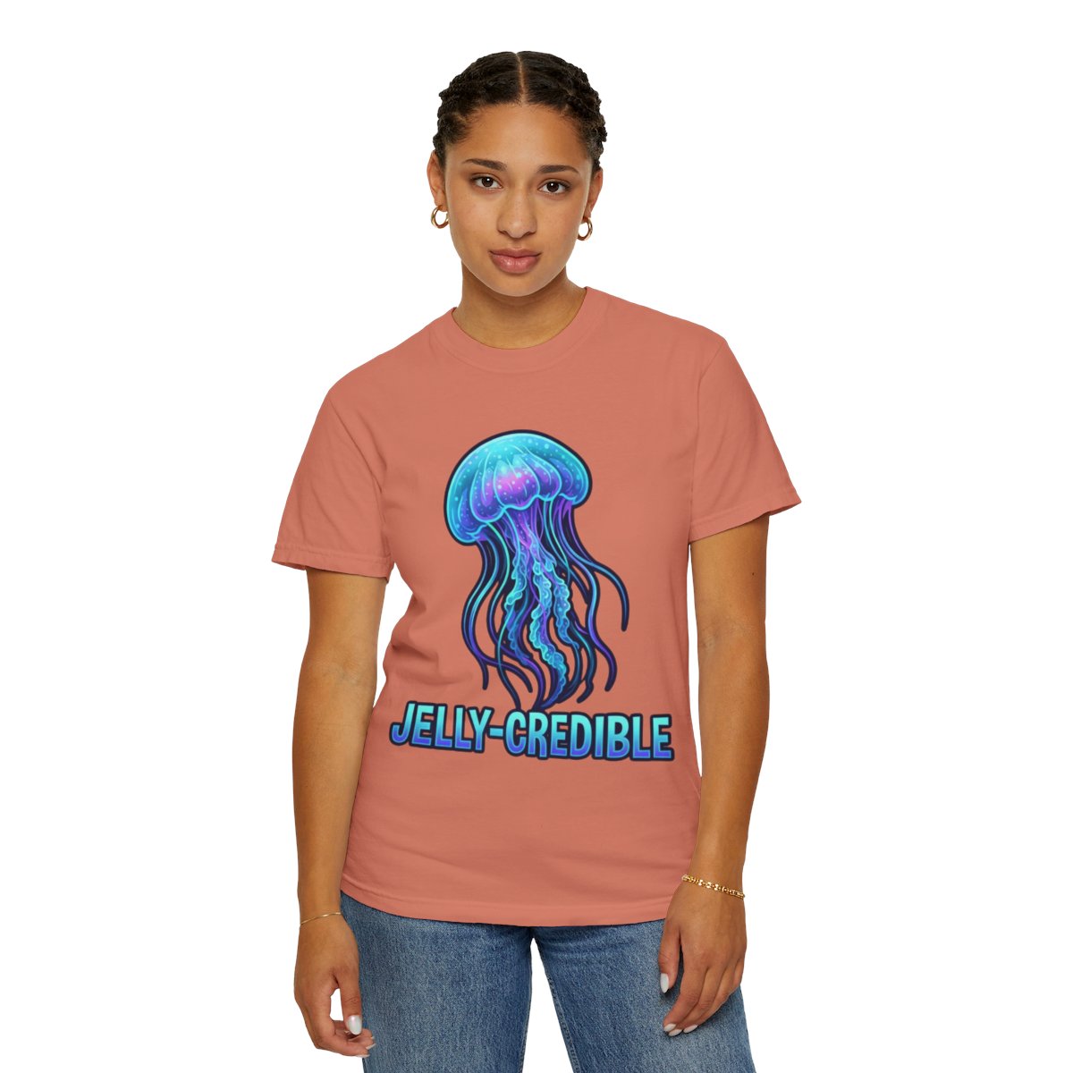 Color: Terracotta | Jelly Credible Unisex Garment-Dyed Tee