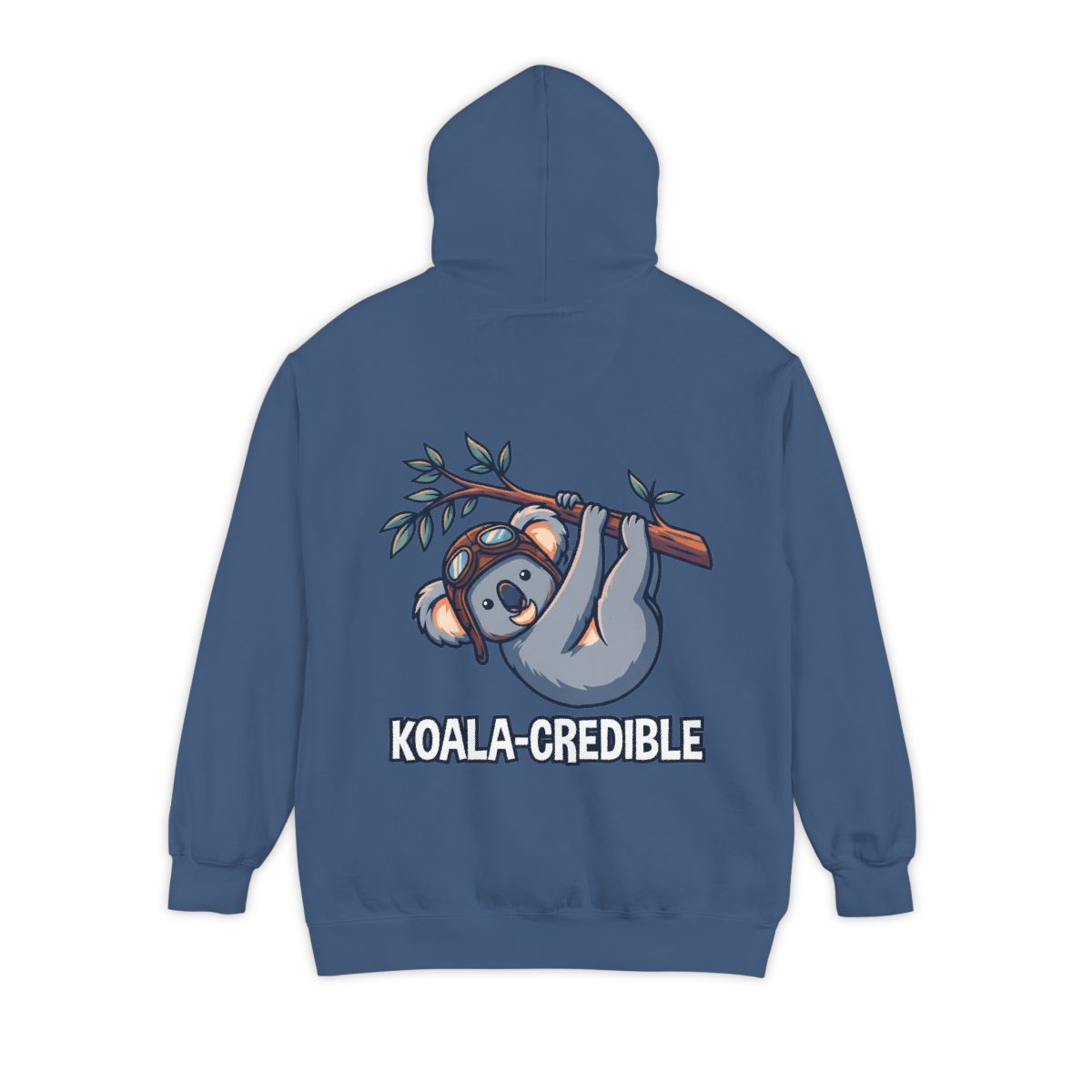 Color: True Navy | Koala Credible Garment-Dyed Hoodie