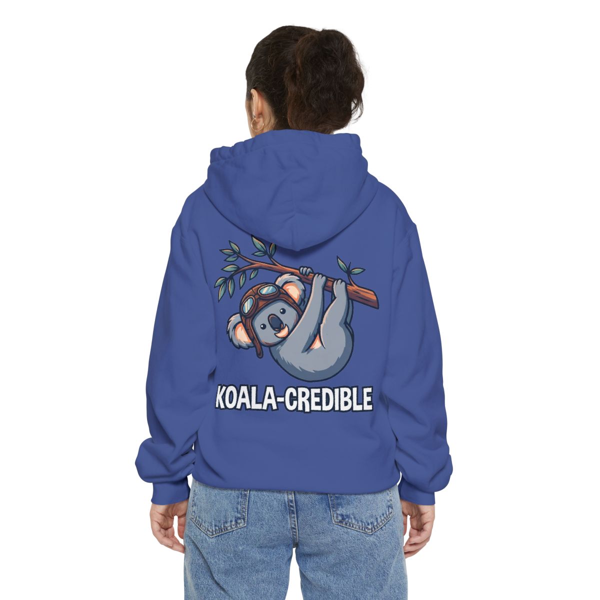 Color: Flo Blue | Koala Credible Garment-Dyed Hoodie
