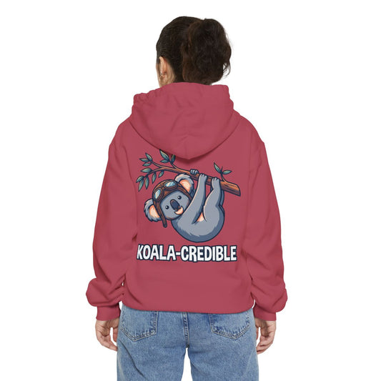 Color: Crimson | Koala Credible Garment-Dyed Hoodie