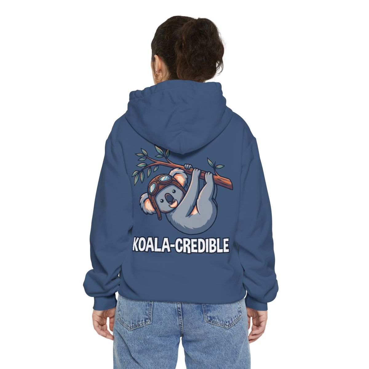 Color: True Navy | Koala Credible Garment-Dyed Hoodie