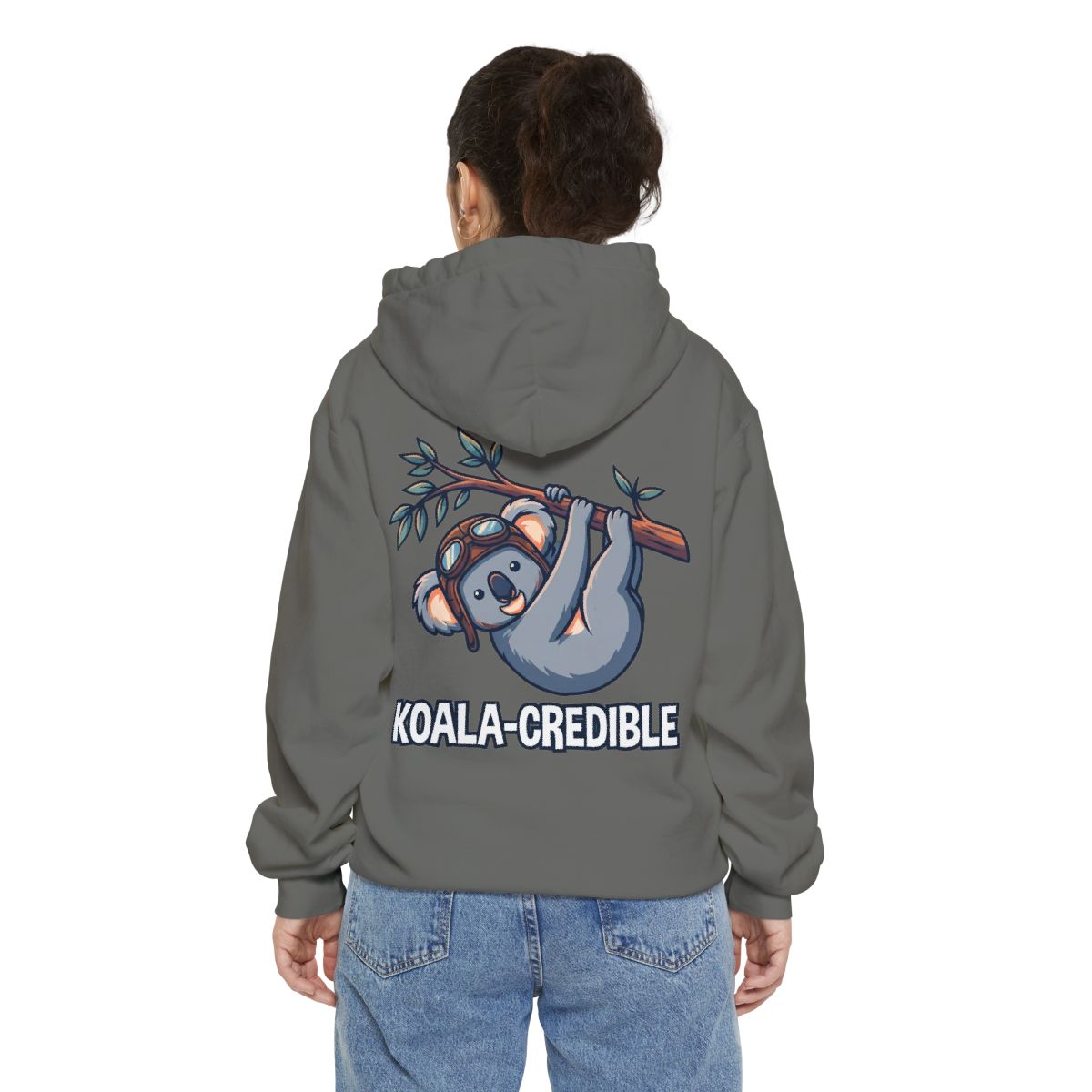 Color: Grey | Koala Credible Garment-Dyed Hoodie
