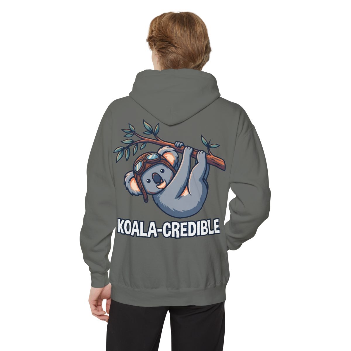 Color: Grey | Koala Credible Garment-Dyed Hoodie