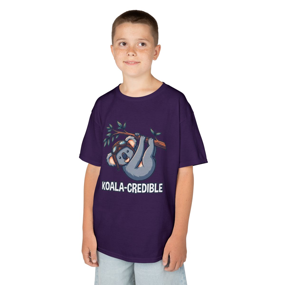Color: Purple | Koala Credible Kids Tee