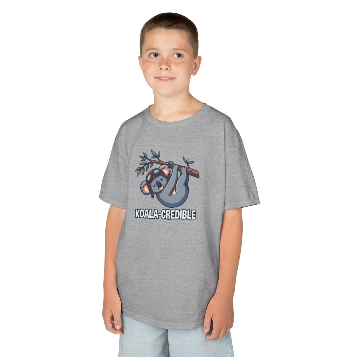 Color: Sport Grey | Koala Credible Kids Tee