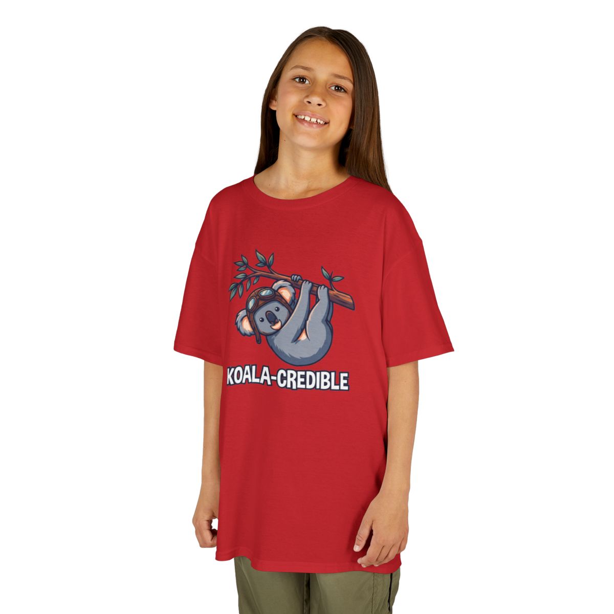 Color: Red | Koala Credible Kids Tee