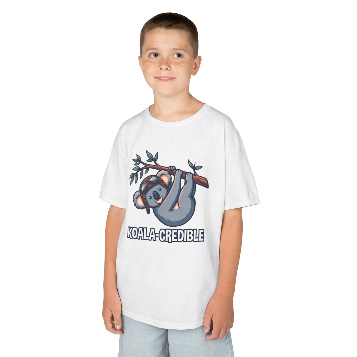 Color: White | Koala Credible Kids Tee
