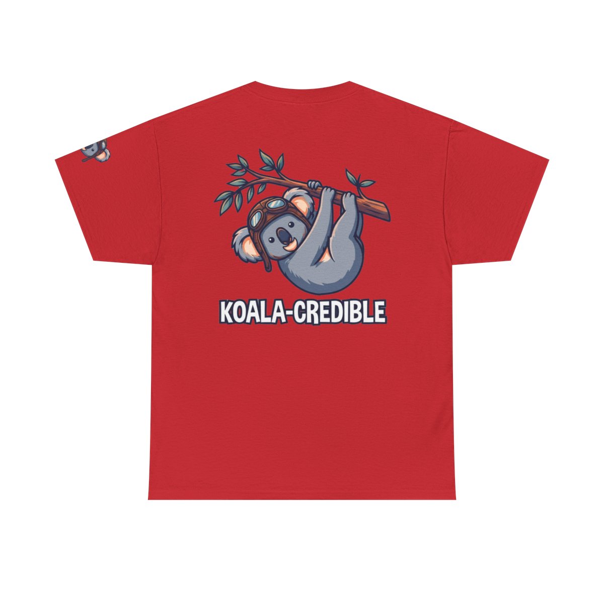 Color: Red | Koala Credible Premium Graphic Tee