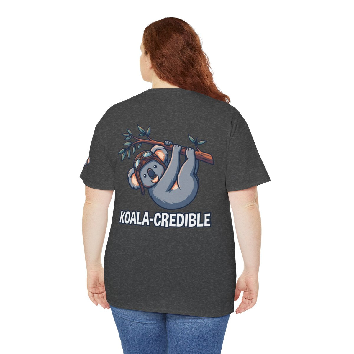 Color: Dark Heather | Koala Credible Premium Graphic Tee