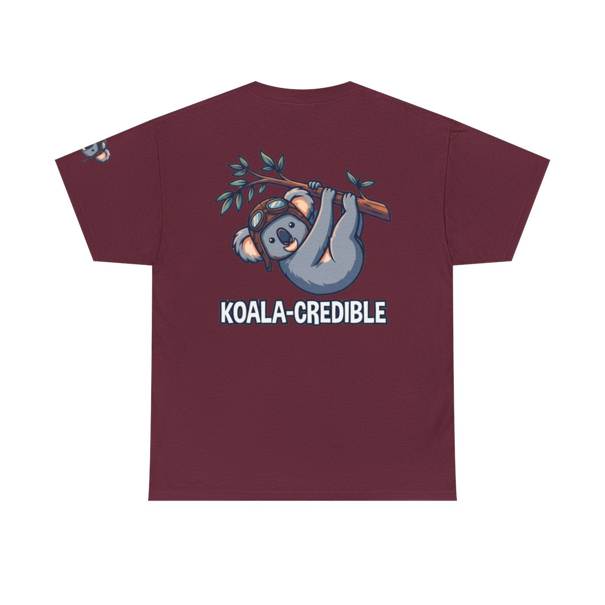 Color: Maroon | Koala Credible Premium Graphic Tee