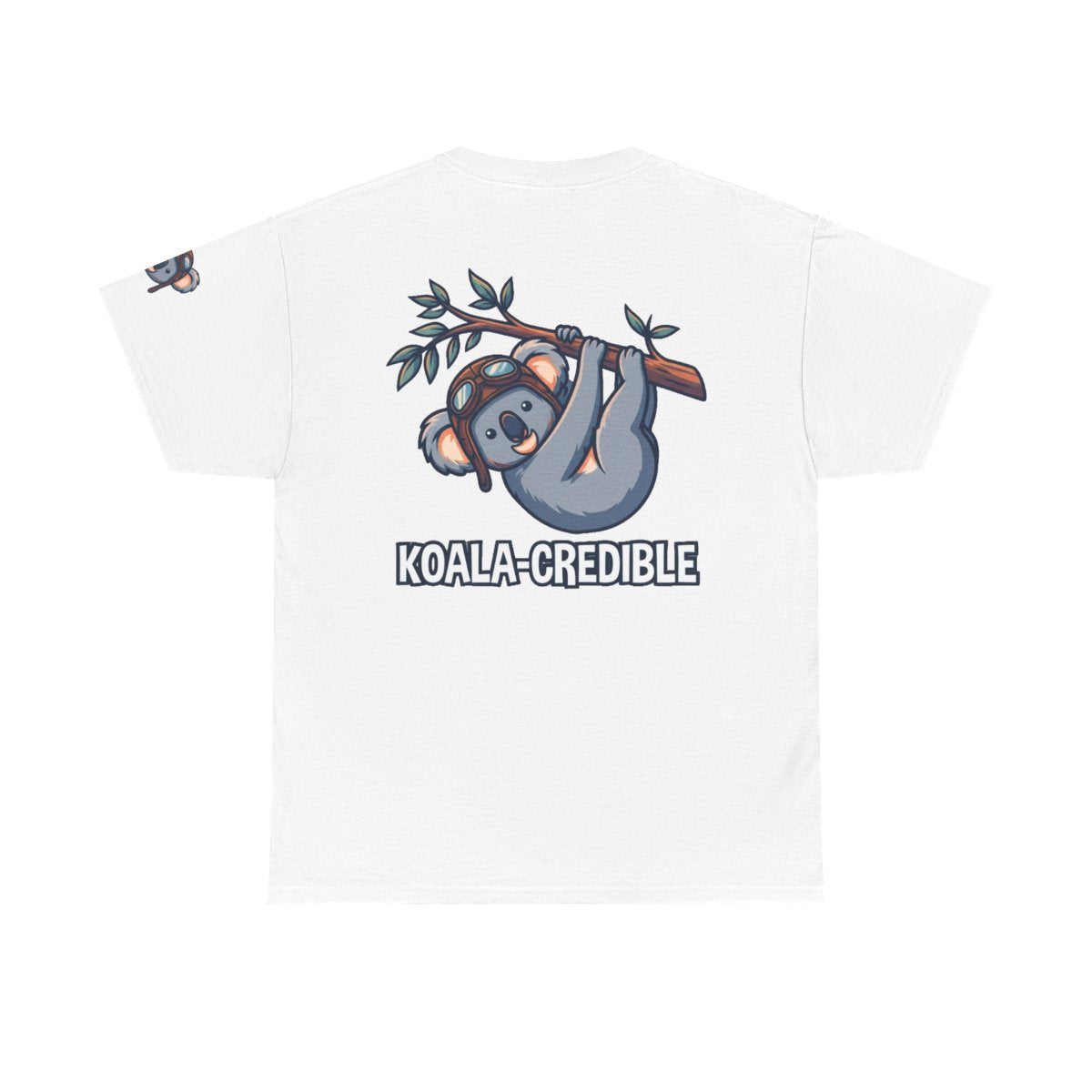 Color: White | Koala Credible Premium Graphic Tee