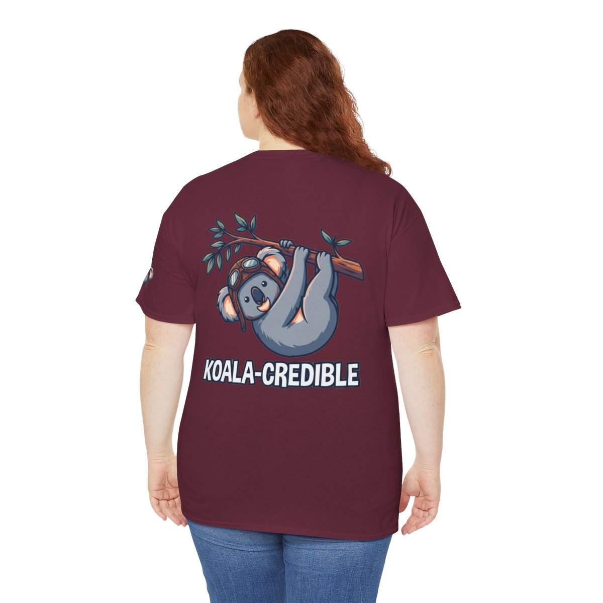 Color: Maroon | Koala Credible Premium Graphic Tee