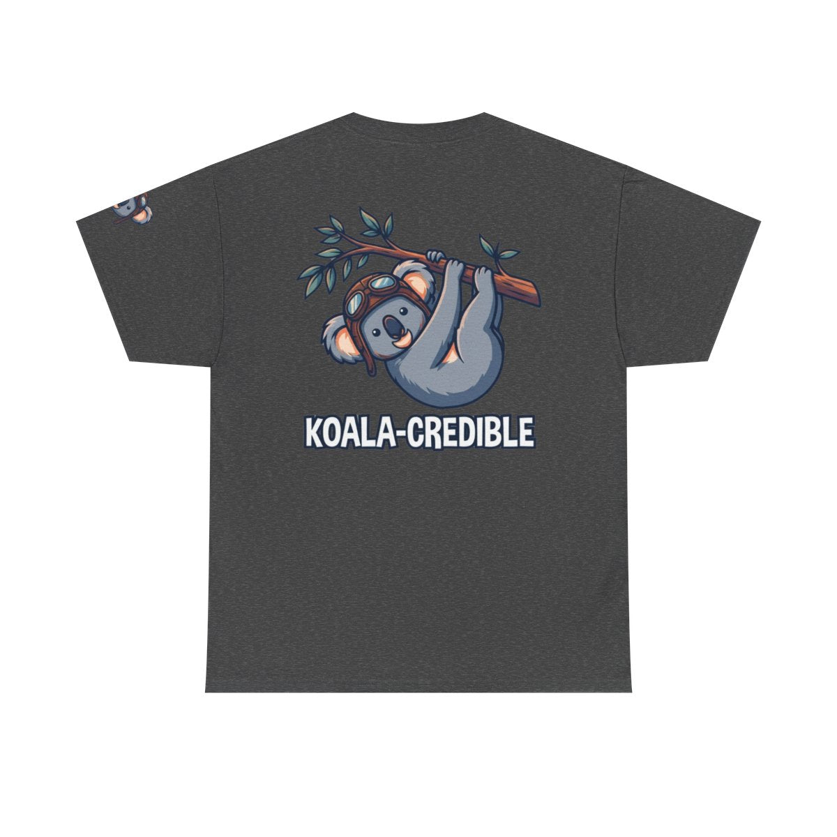 Color: Dark Heather | Koala Credible Premium Graphic Tee
