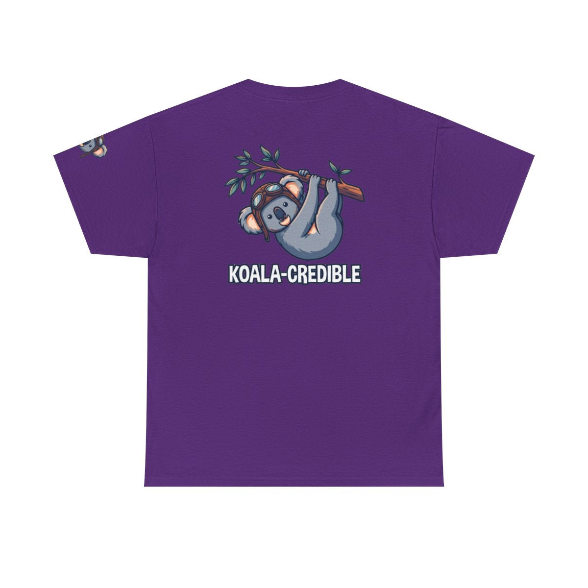 Color: Purple | Koala Credible Premium Graphic Tee