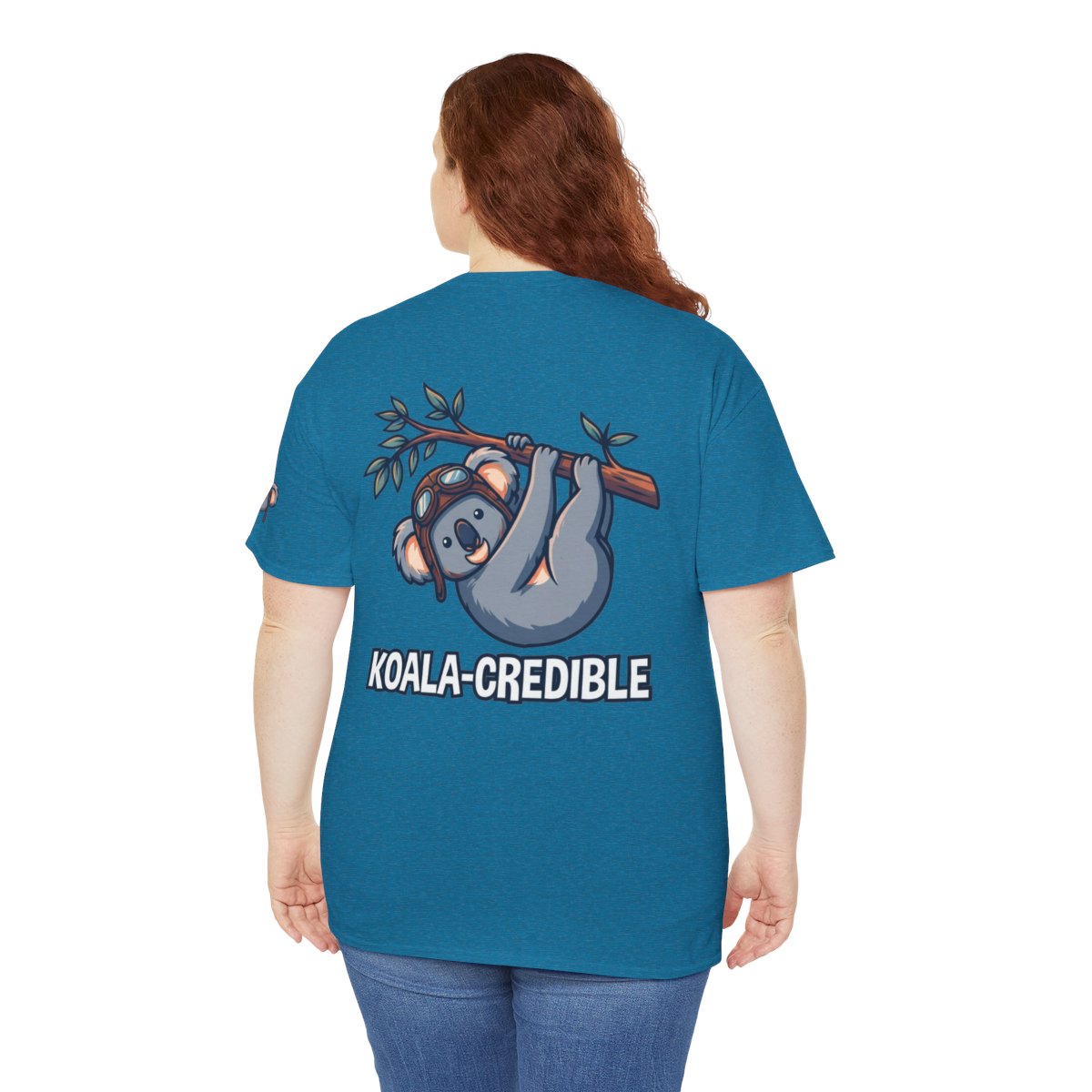 Color: Antique Sapphire | Koala Credible Premium Graphic Tee