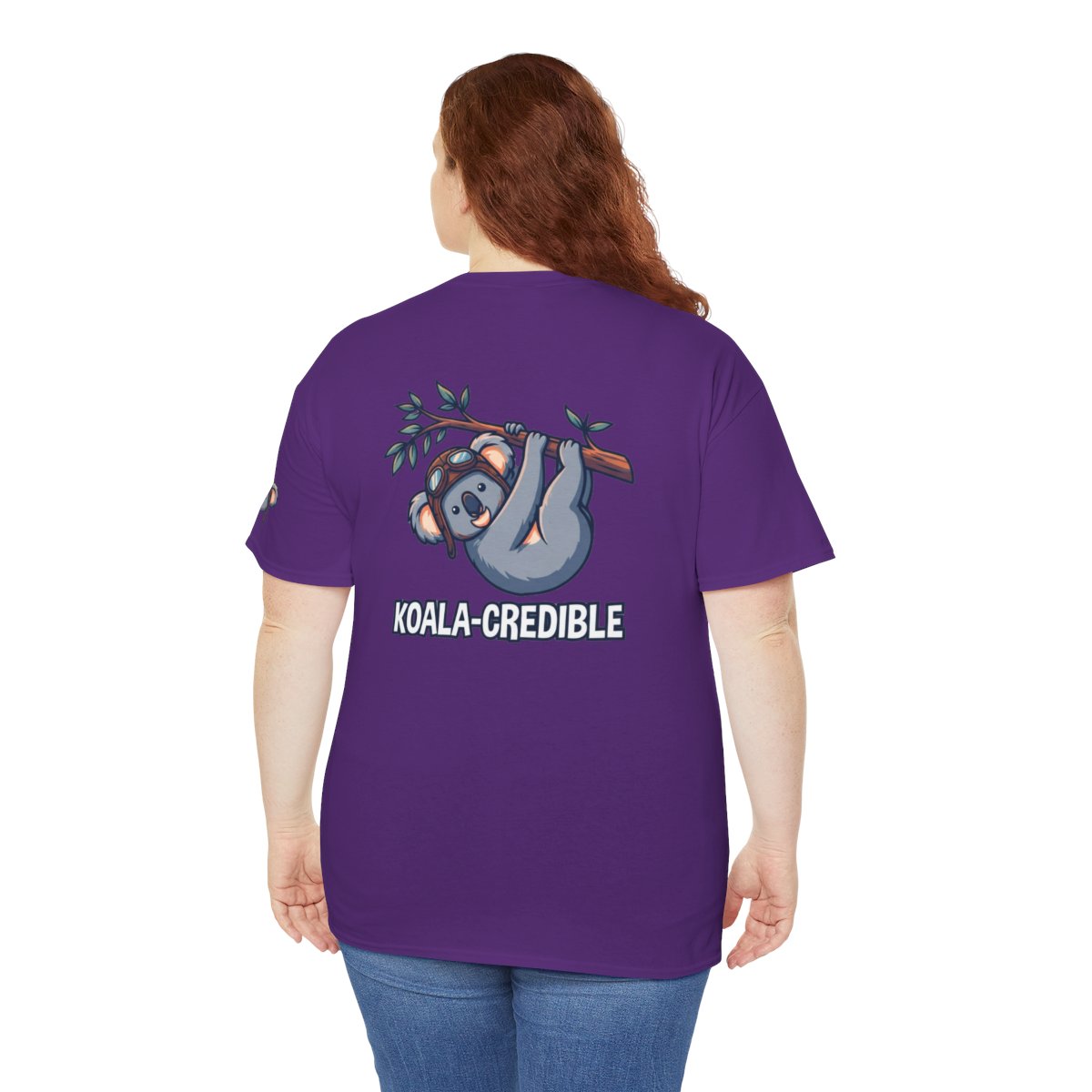 Color: Purple | Koala Credible Premium Graphic Tee