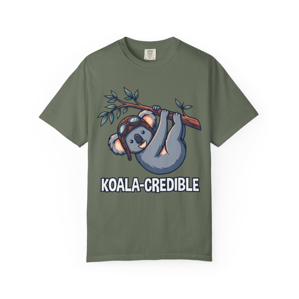 Color: Moss | Koala Credible Unisex Garment-Dyed Tee