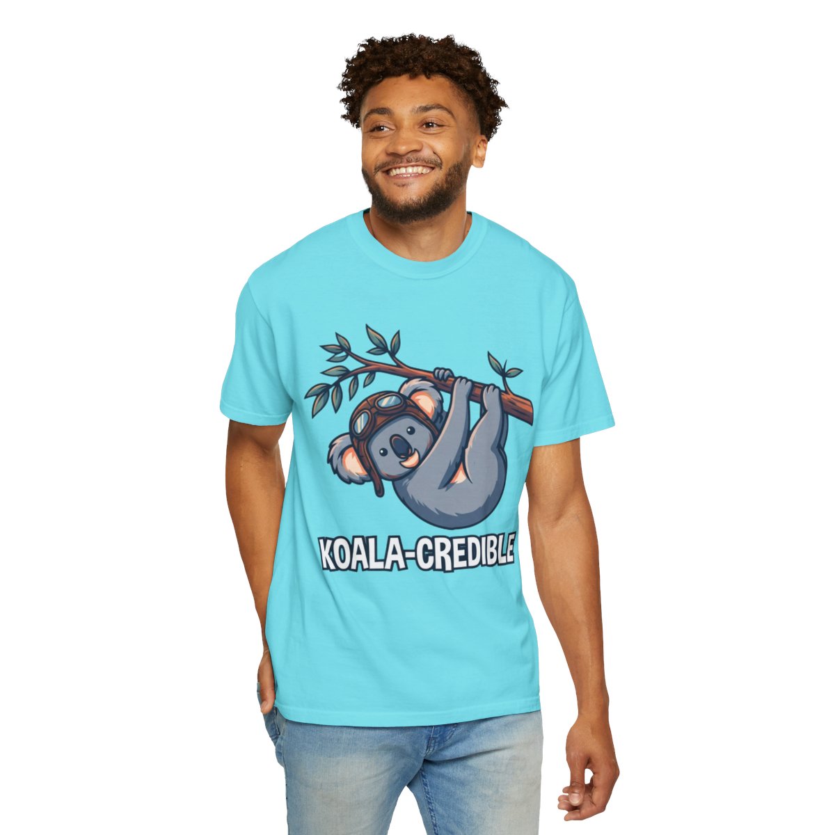 Color: Lagoon Blue | Koala Credible Unisex Garment-Dyed Tee