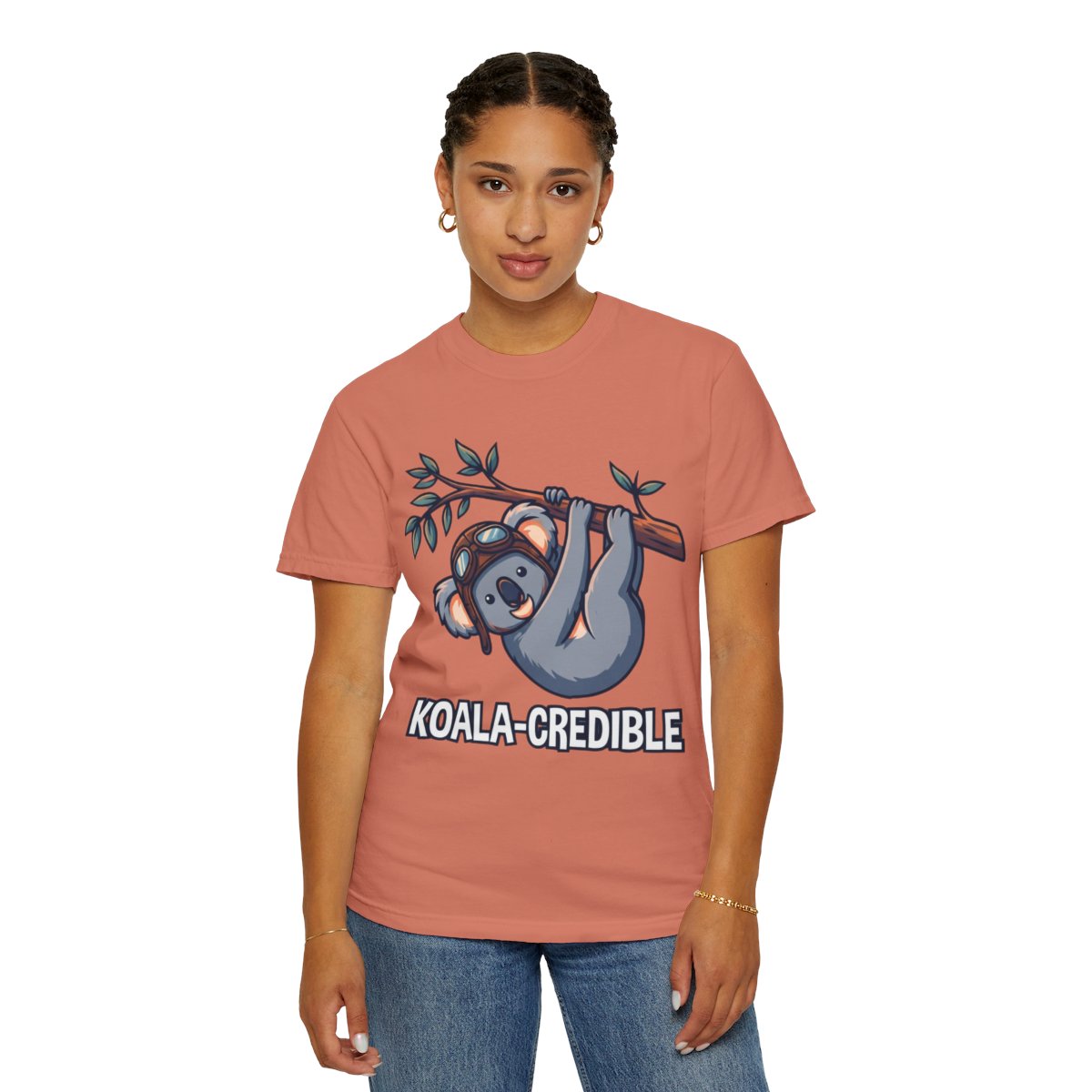 Color: Terracotta | Koala Credible Unisex Garment-Dyed Tee