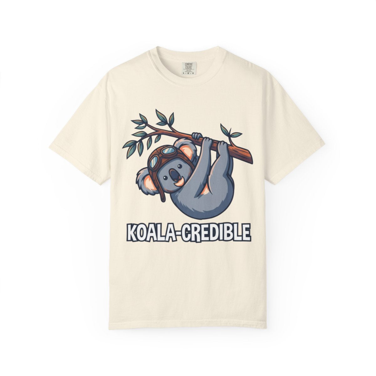 Color: Ivory | Koala Credible Unisex Garment-Dyed Tee