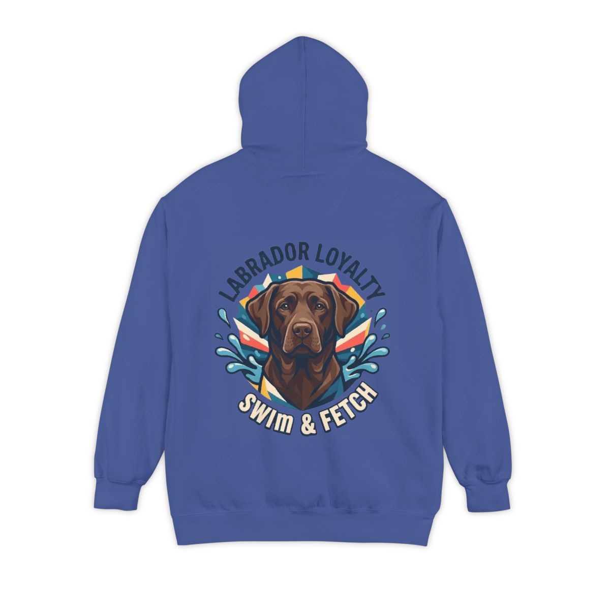 Color: Flo Blue | Labrador Loyalty Swim Fetch Garment-Dyed Hoodie