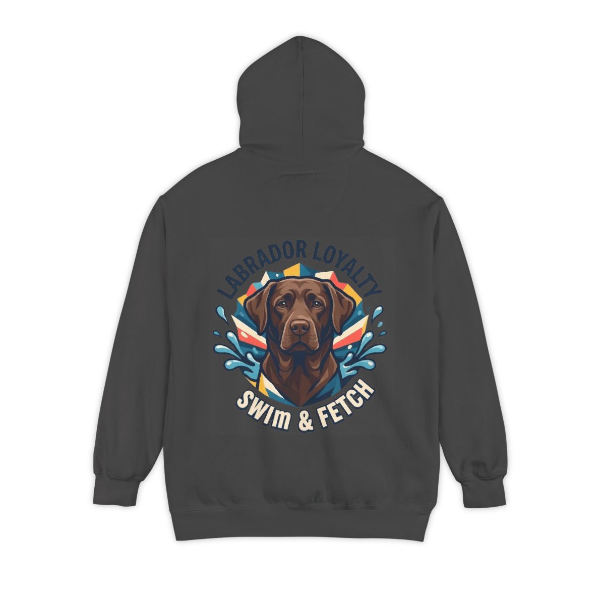 Color: Pepper | Labrador Loyalty Swim Fetch Garment-Dyed Hoodie