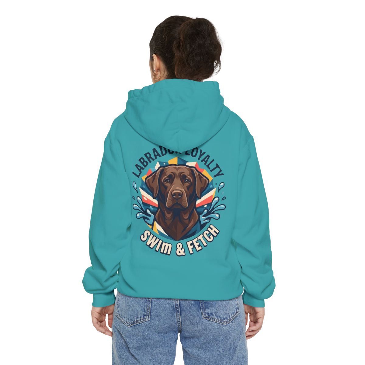 Color: Seafoam | Labrador Loyalty Swim Fetch Garment-Dyed Hoodie