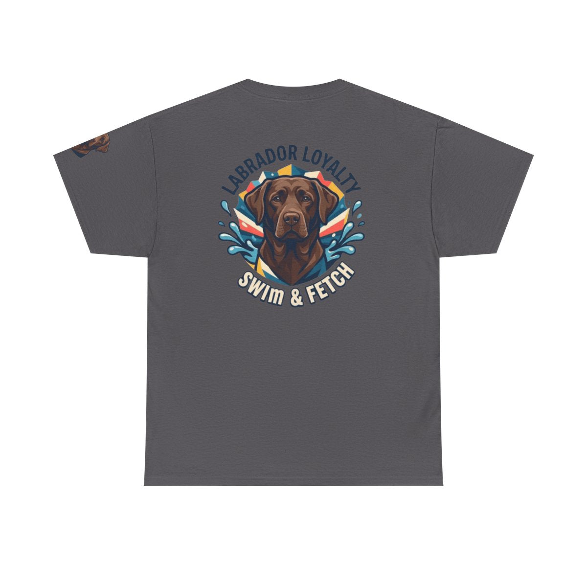Color: Charcoal | Labrador Loyalty Swim Fetch Premium Graphic Tee