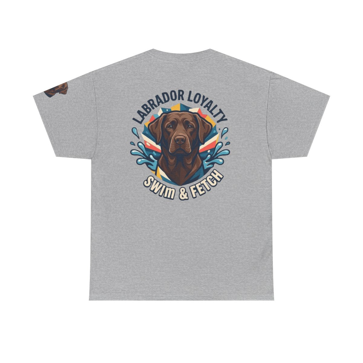 Color: Sport Grey | Labrador Loyalty Swim Fetch Premium Graphic Tee
