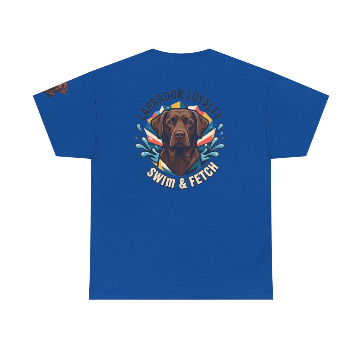 Color: Royal | Labrador Loyalty Swim Fetch Premium Graphic Tee