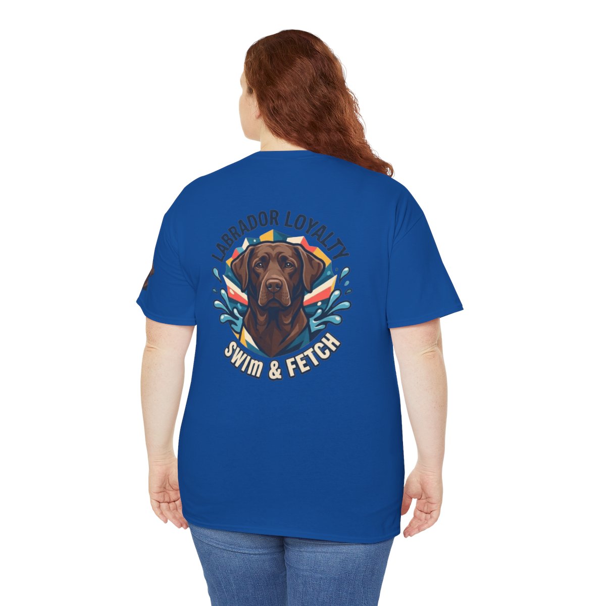 Color: Royal | Labrador Loyalty Swim Fetch Premium Graphic Tee