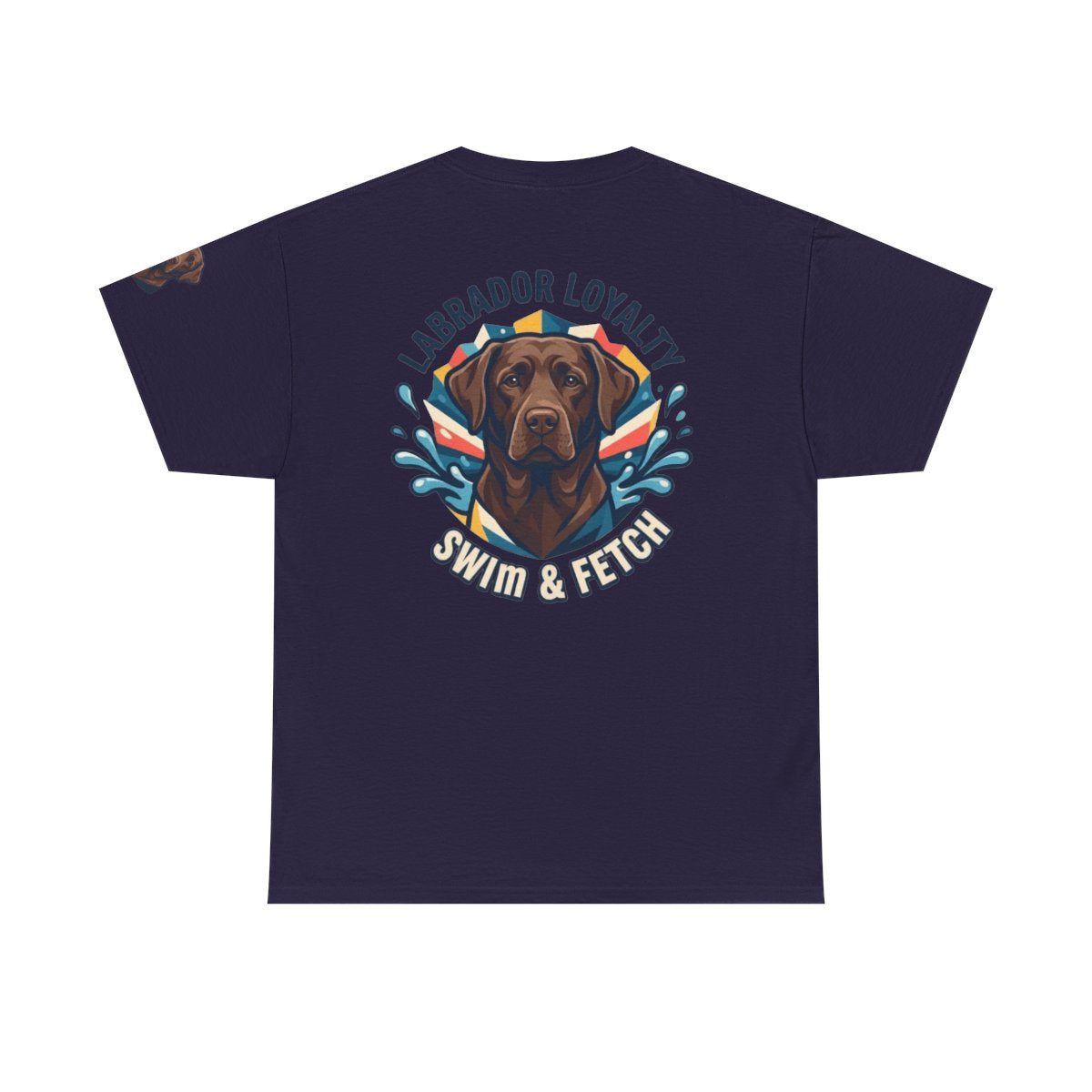 Color: Blackberry | Labrador Loyalty Swim Fetch Premium Graphic Tee