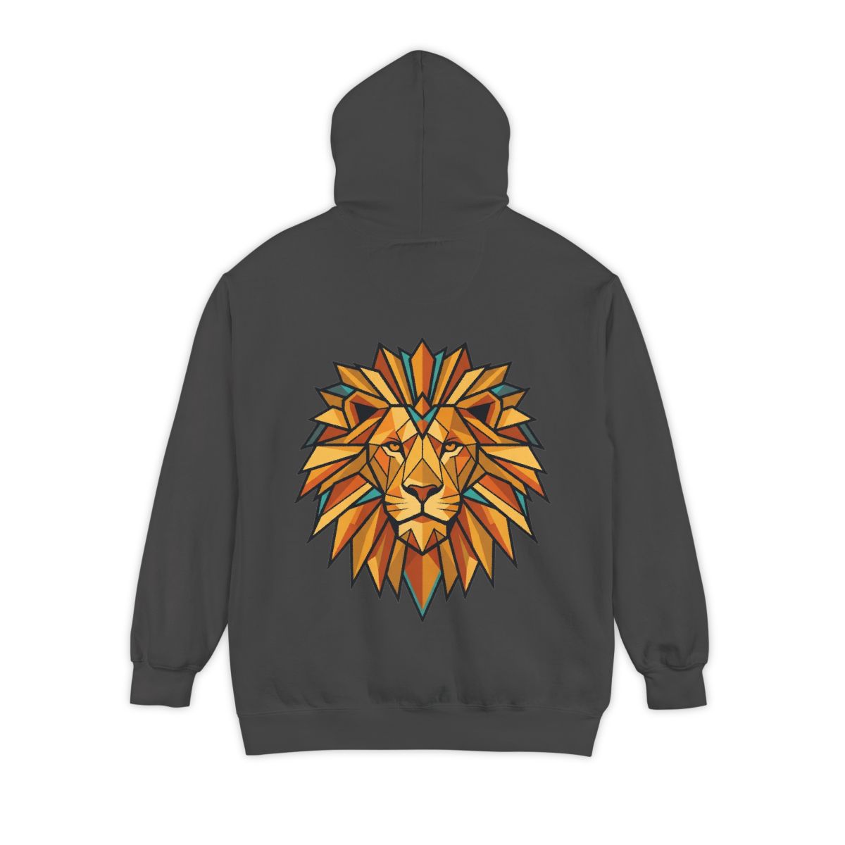 Color: Pepper | Leo The Solar Lion Garment-Dyed Hoodie