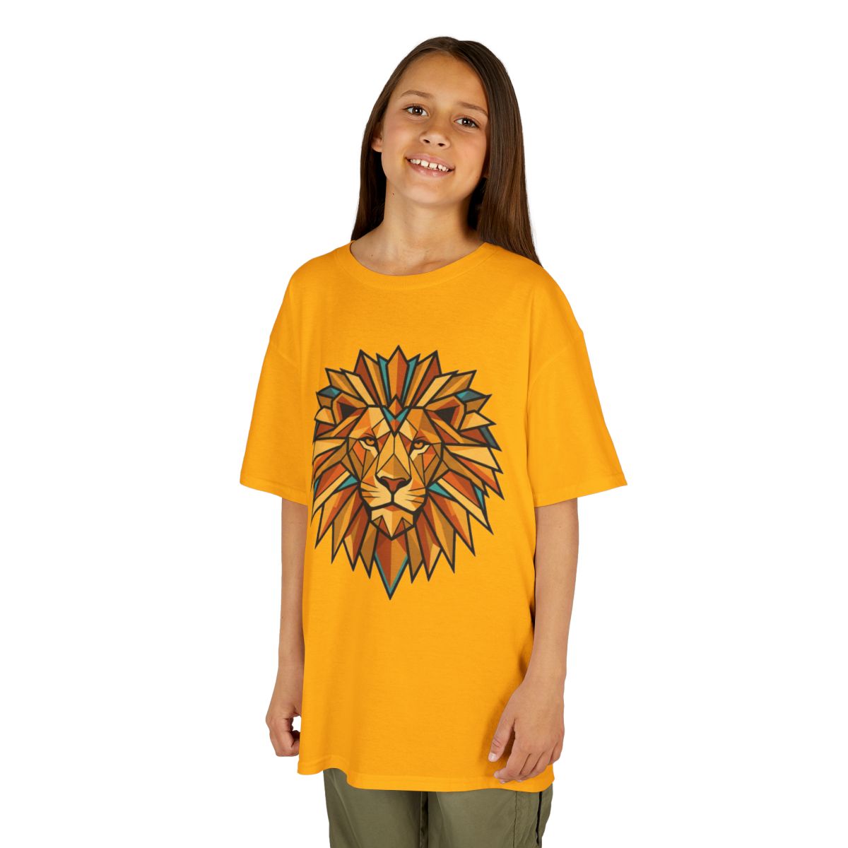 Color: Gold | Leo The Solar Lion Kids Tee