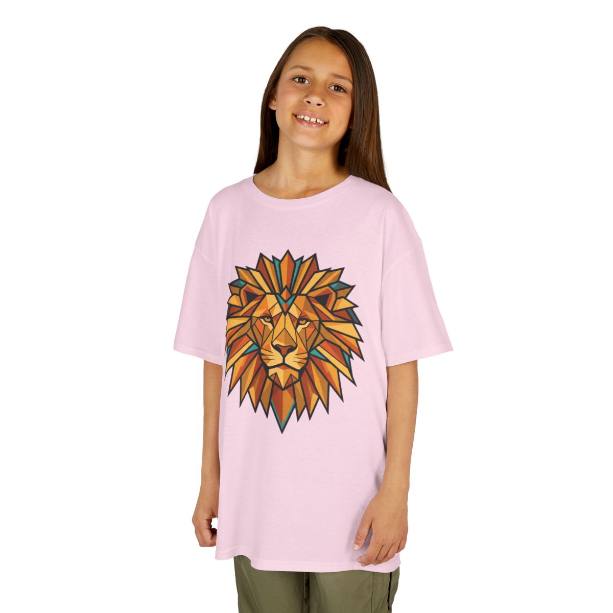 Color: Light Pink | Leo The Solar Lion Kids Tee