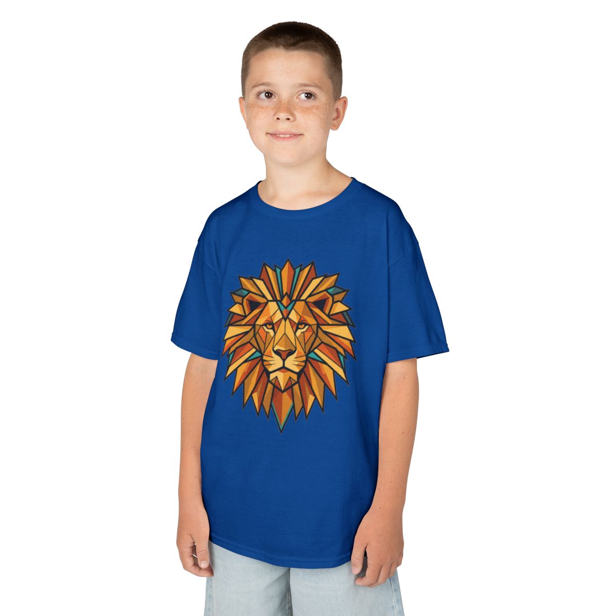 Color: Royal | Leo The Solar Lion Kids Tee