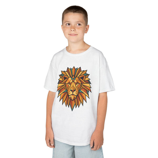 Color: White | Leo The Solar Lion Kids Tee
