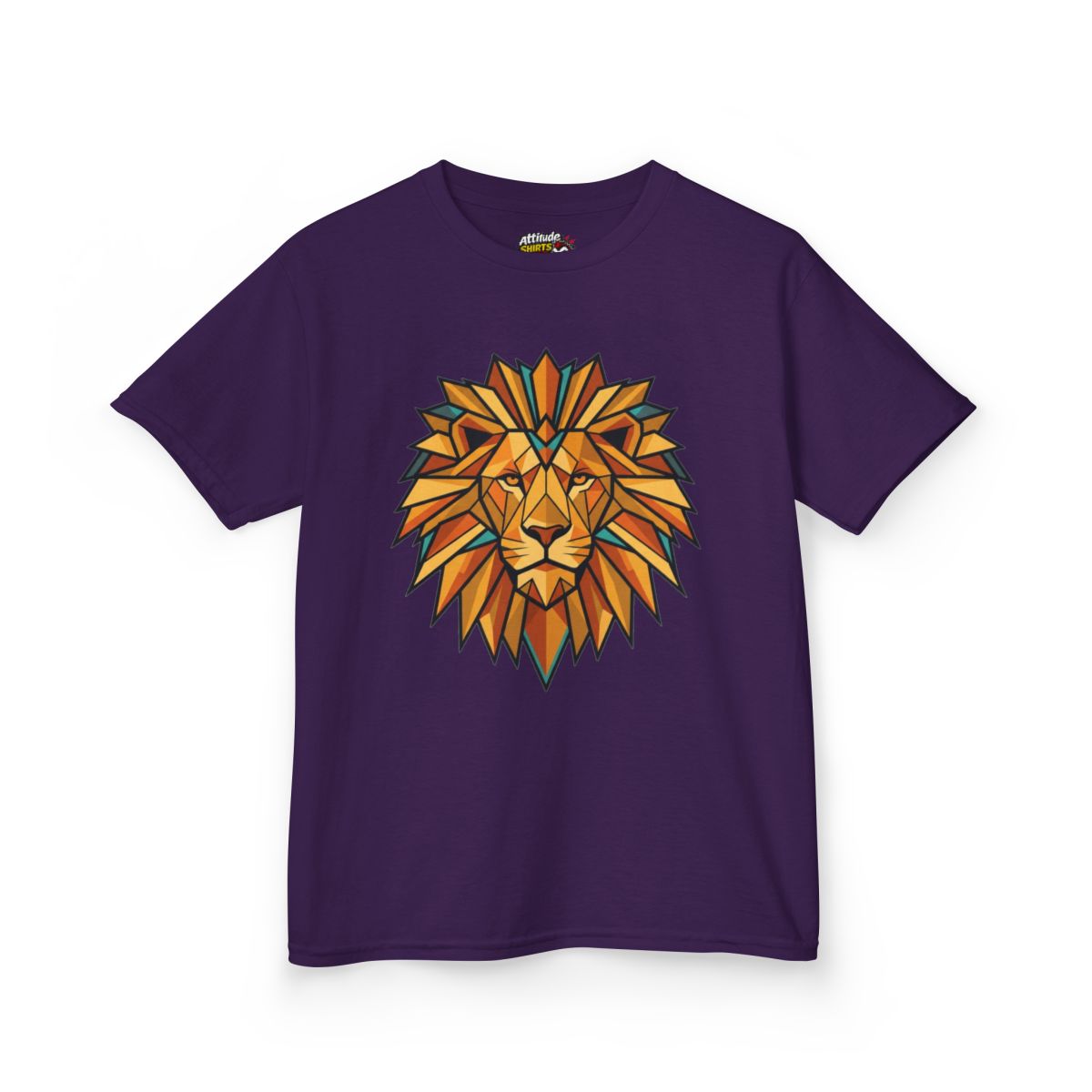 Color: Purple | Leo The Solar Lion Kids Tee