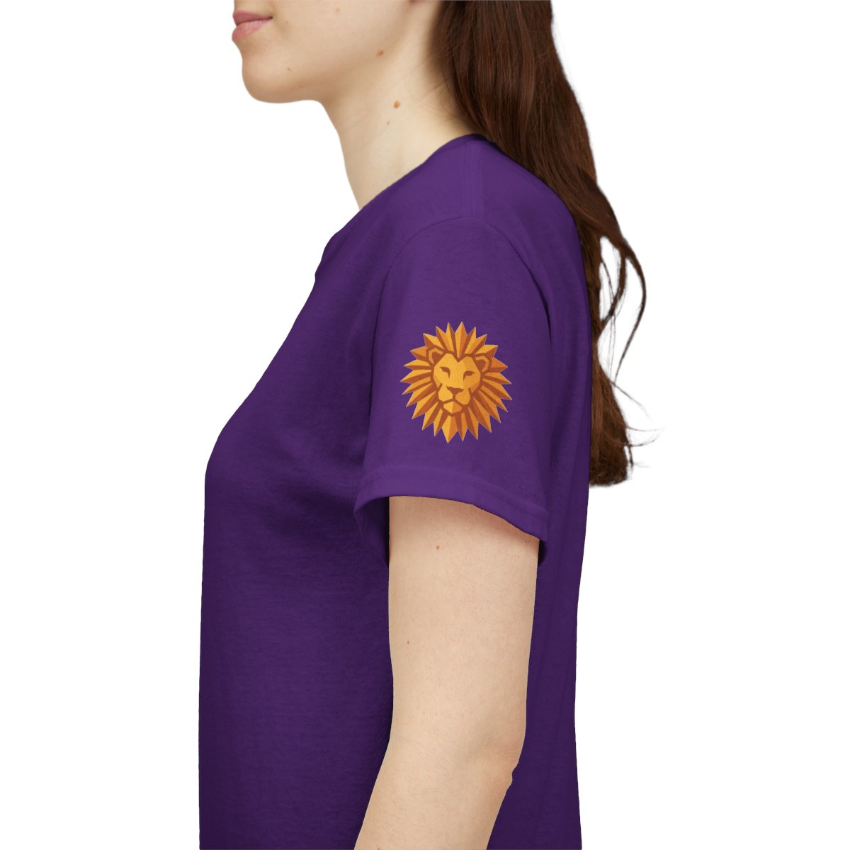 Color: Purple | Leo The Solar Lion Premium Graphic Tee